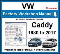 VW Volkswagen Caddy Workshop Repair Manual
